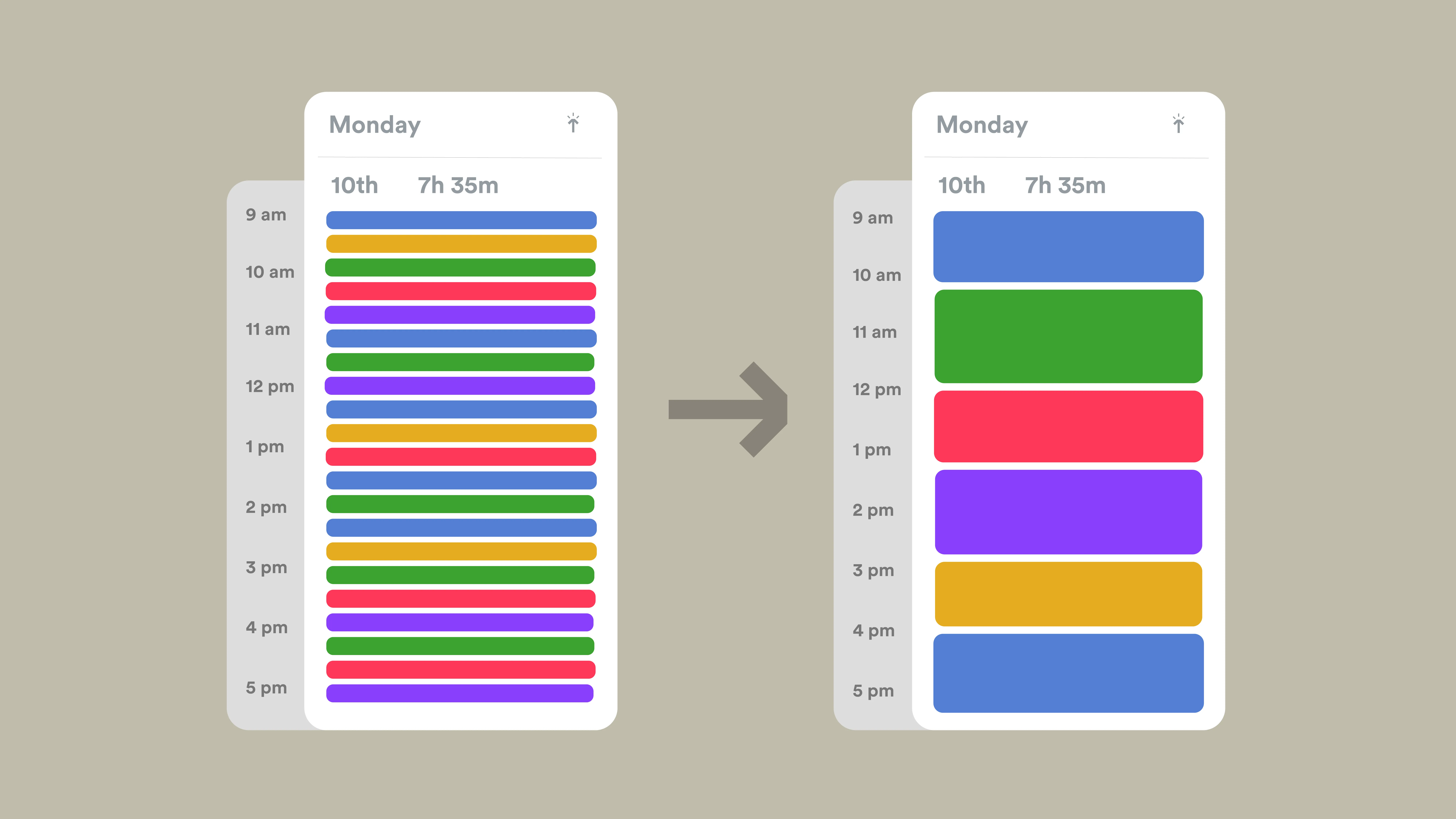 AI time blocking calendar on a laptop for weekly productivity planning