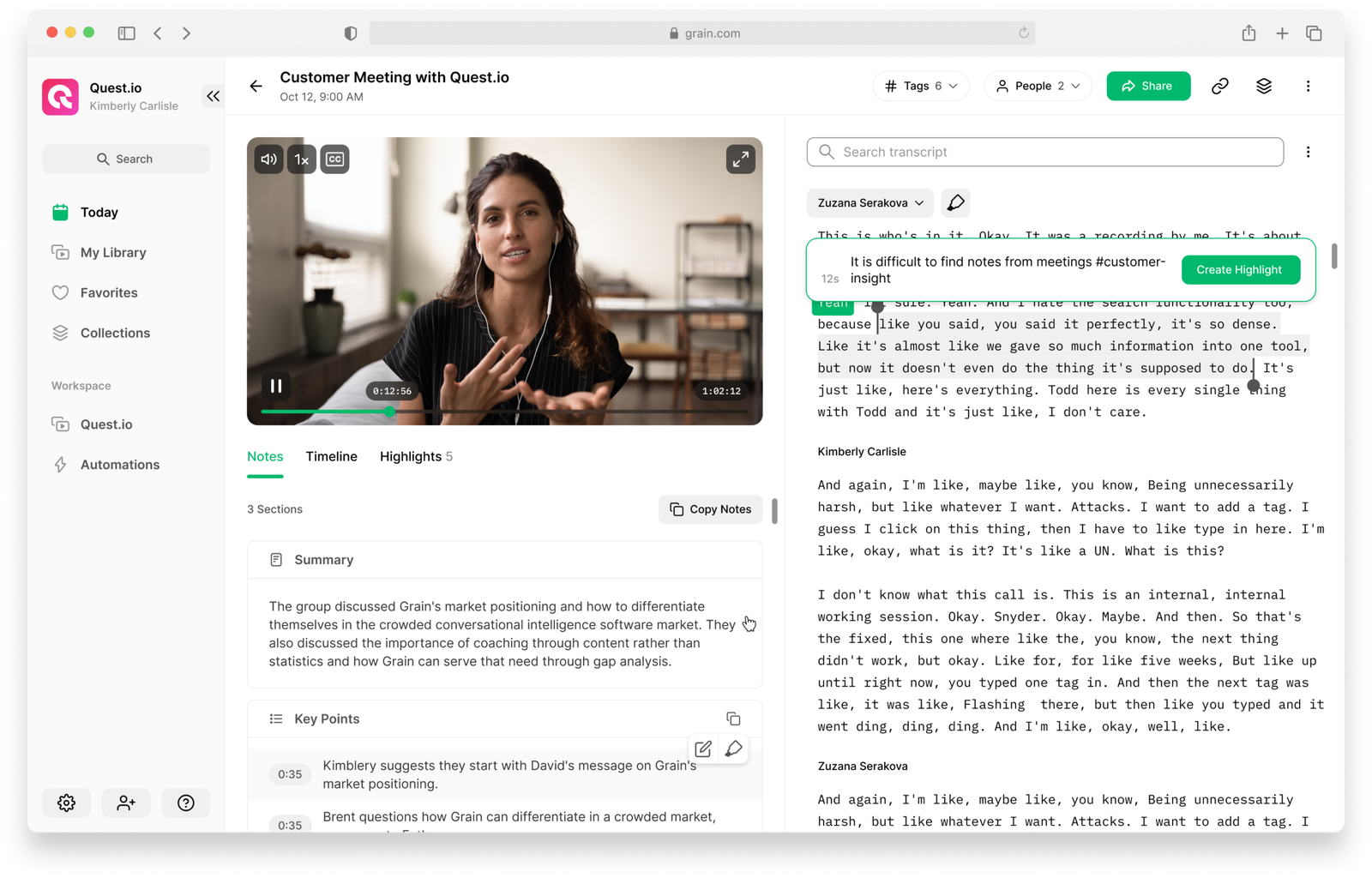 AI meeting notes workflow with team discussion and digital transcription