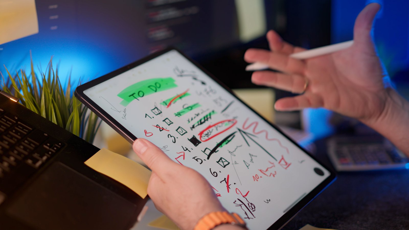 No-code automation workflow on a laptop for small business processes