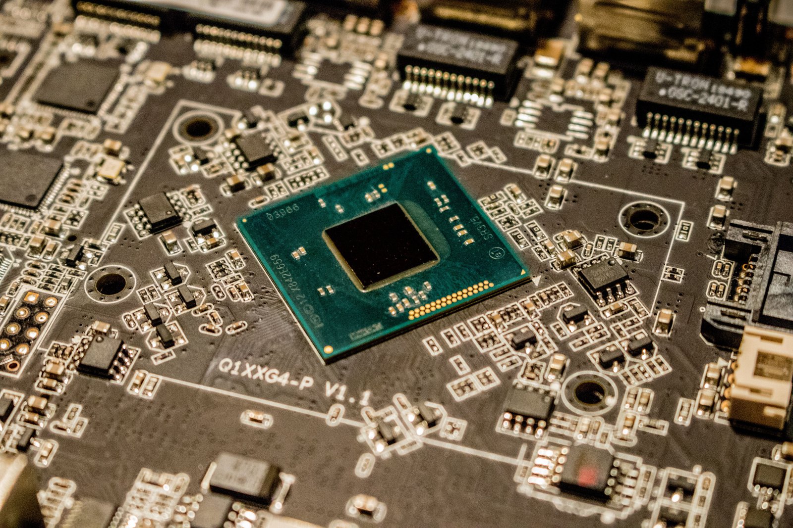 Computer chip representing a neural processing unit for local AI workloads