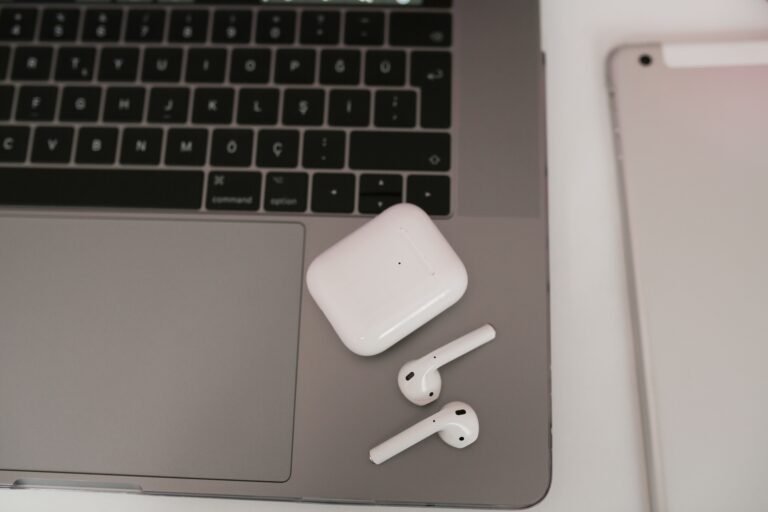 Laptop and external storage used to back up files before migration