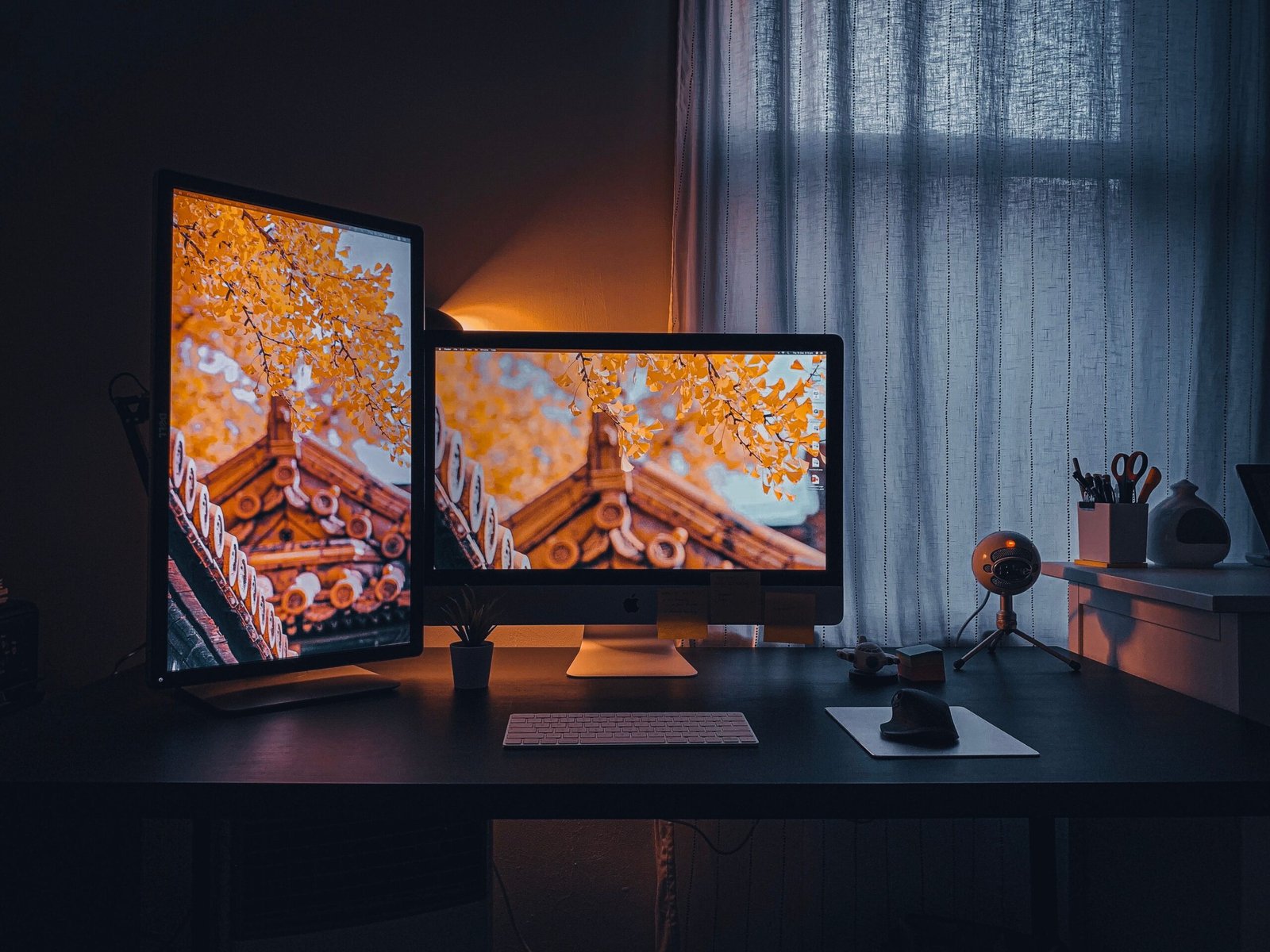 Compact desktop workstation representing a modern mini PC setup