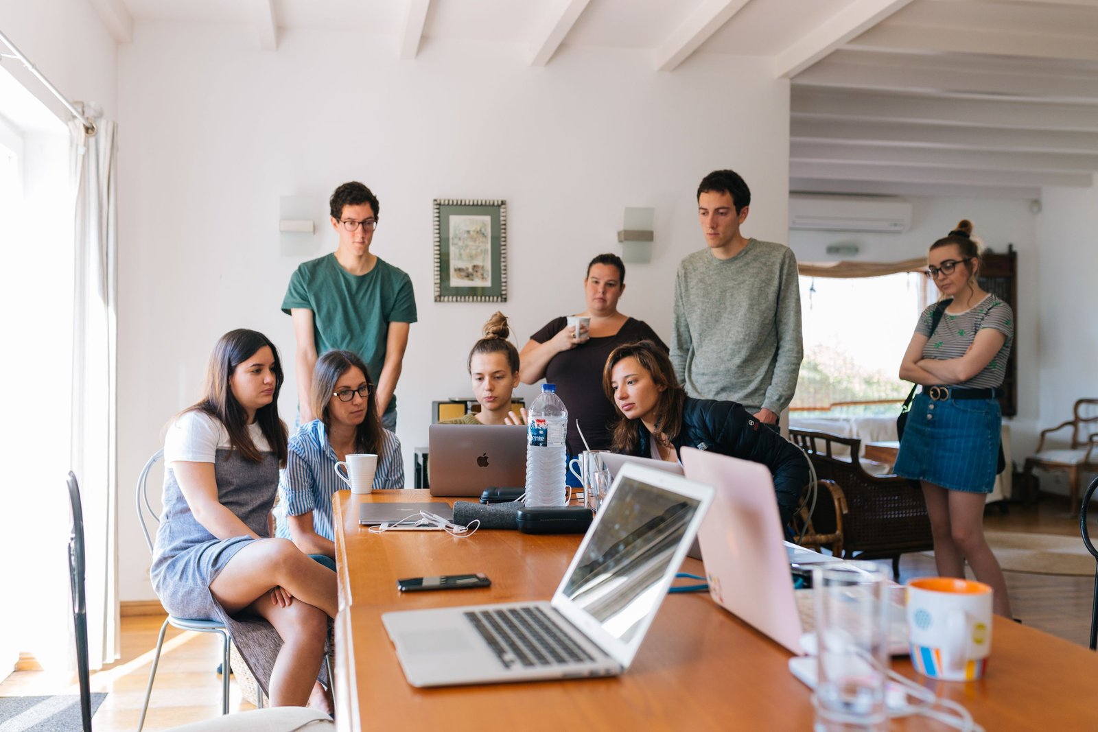 Team mapping a business process before building no-code automation