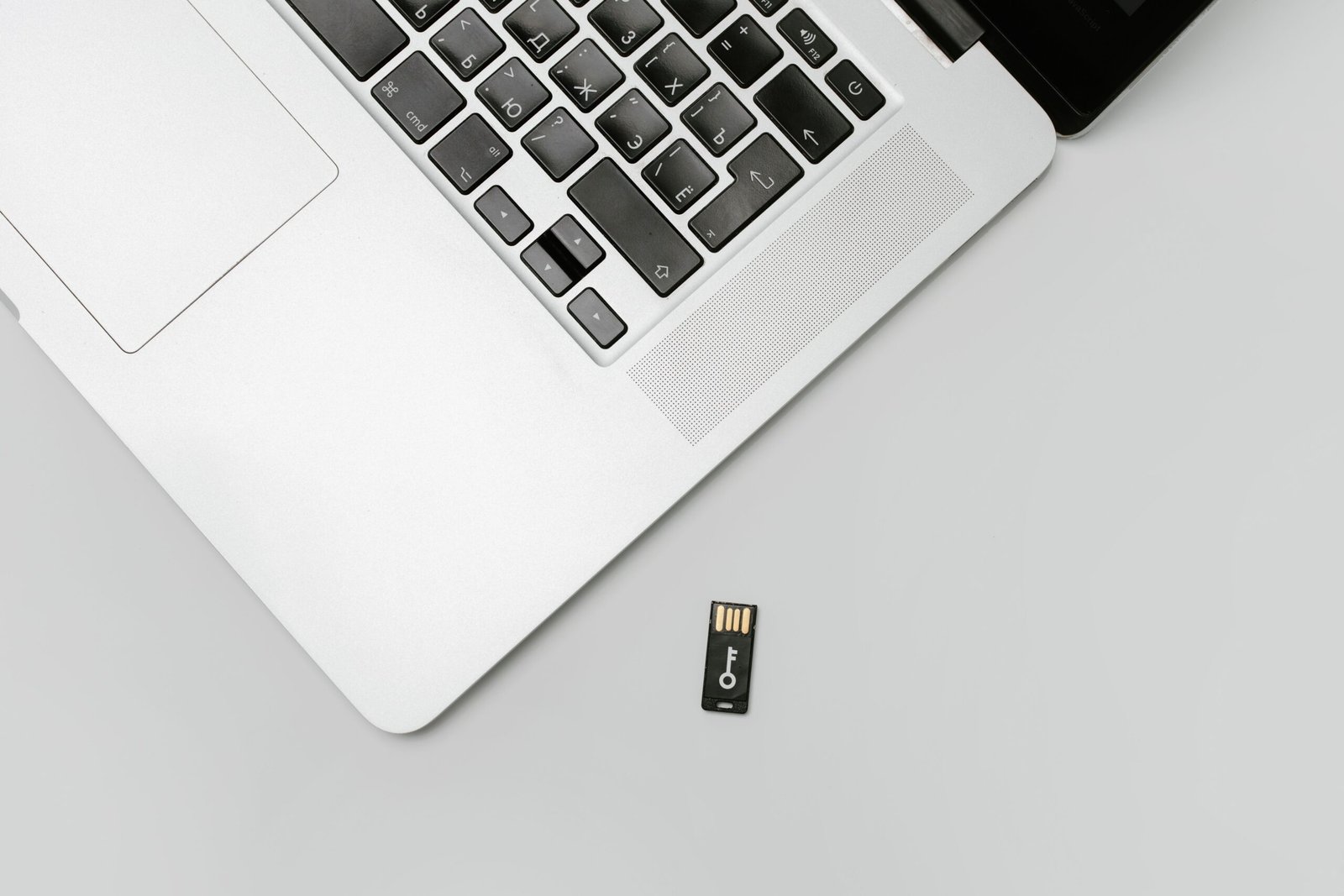 USB-C external storage connected for a scheduled backup